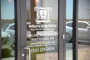 Belterra Kids Teeth Dental Door Sign | Pediatric Dentist | Dripping Springs, TX